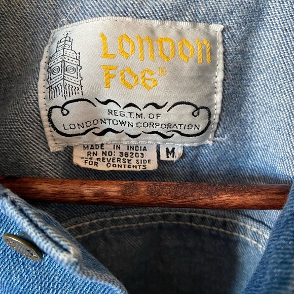 Vintage 1970s London Fog Denim Jacket Vintage Denim Women’s Medium - Picture 2 of 8